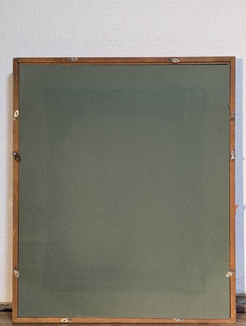 【真作】絵画　油彩6号　静物画　果物とワイン瓶　インテリアアート　Y143