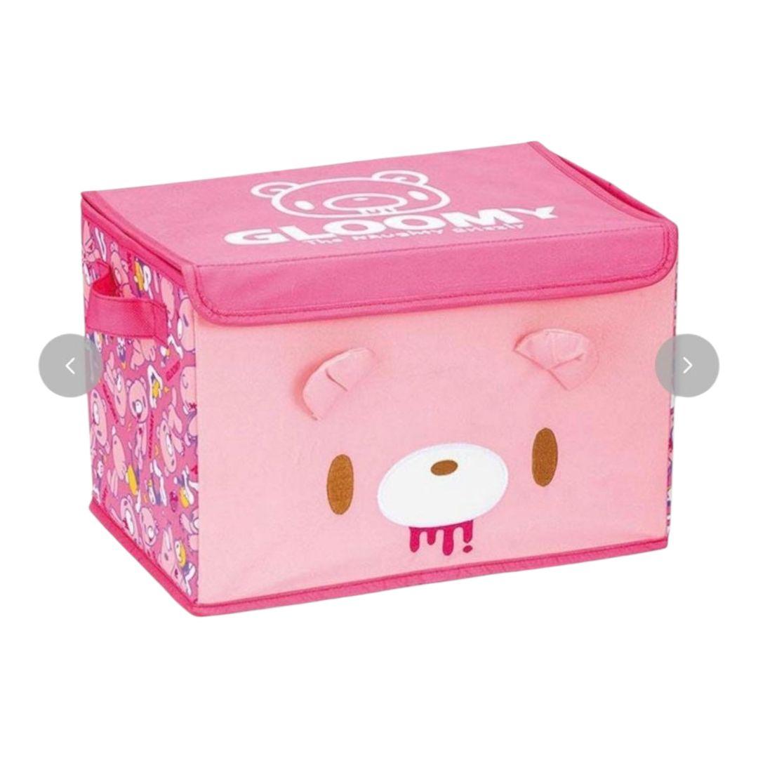 【新品未使用】収納ボックス　グルーミー　ブラック　ピンク　アベイル