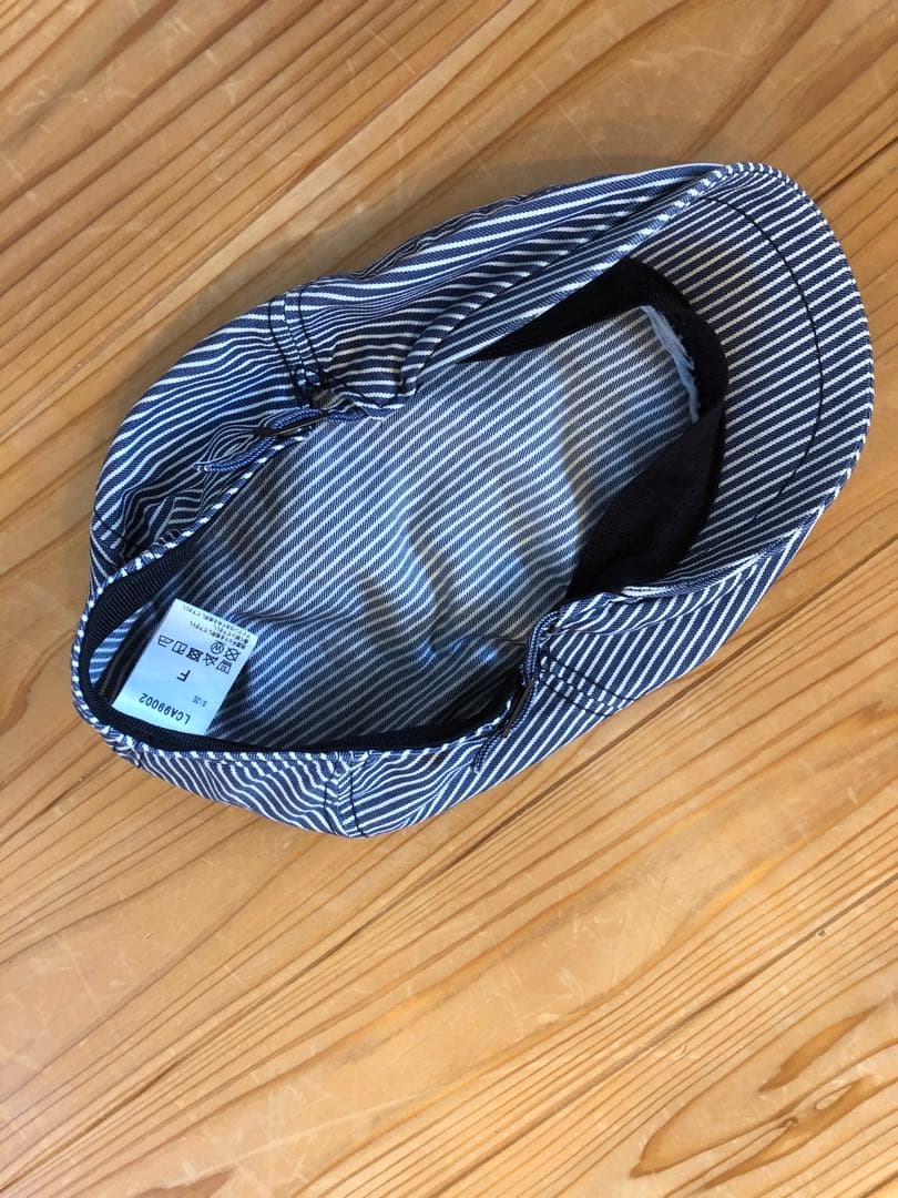 【2セット】Lee ストライプエプロンとハンチング帽セット