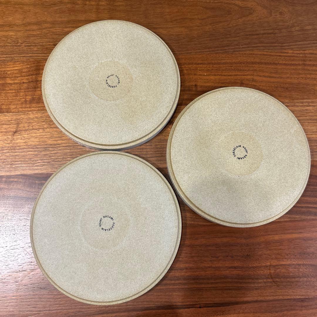 ハサミポーセリン　22cm 3枚セット