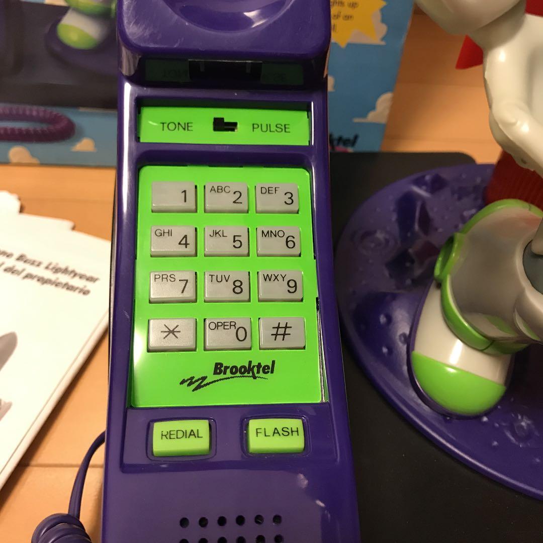 ディズニー トイストーリー バズライトイヤーの電話 フィギュア