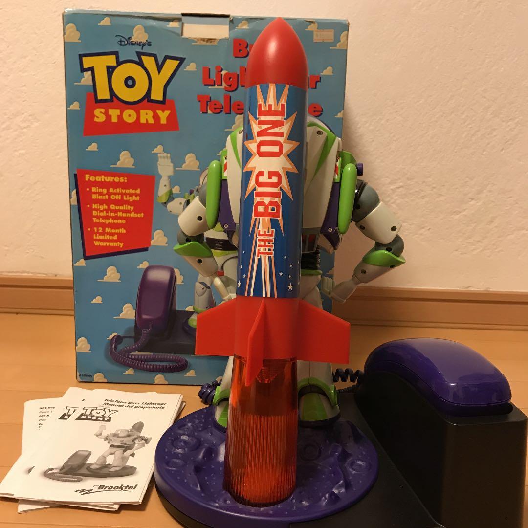 ディズニー トイストーリー バズライトイヤーの電話 フィギュア