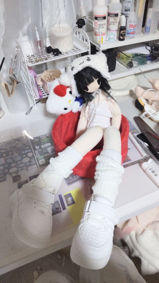 み*。様 【tutumi】オリジナルドール 【ぺたろり】ドール本体+ヘッドドレス