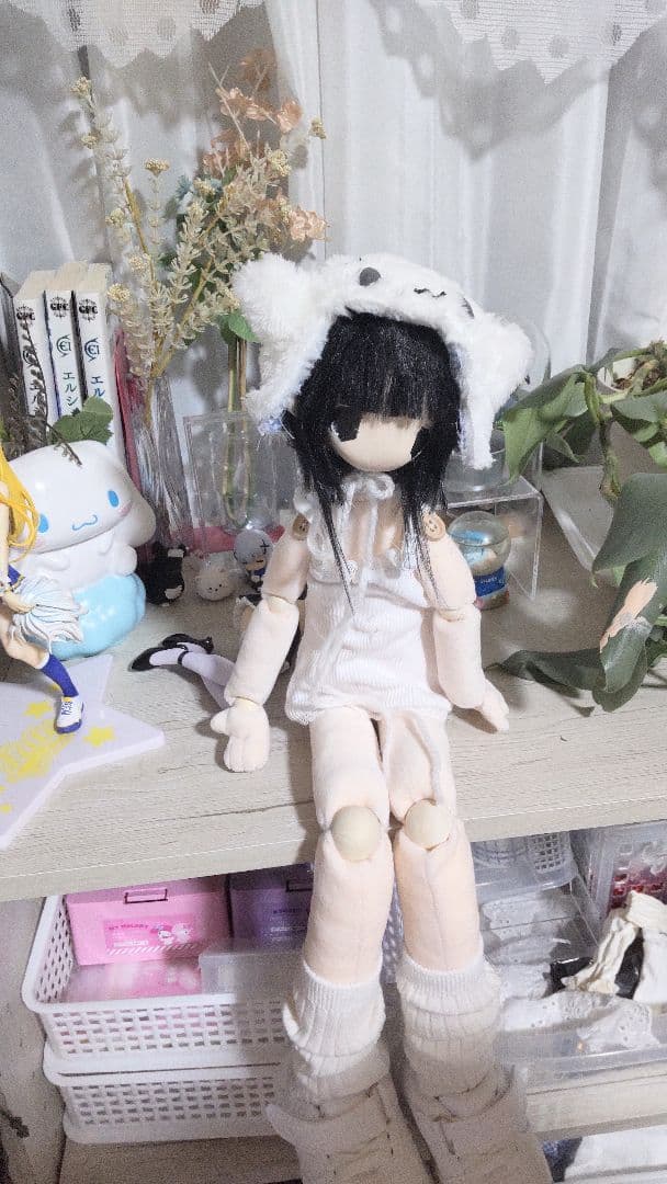み*。様 【tutumi】オリジナルドール 【ぺたろり】ドール本体+ヘッドドレス