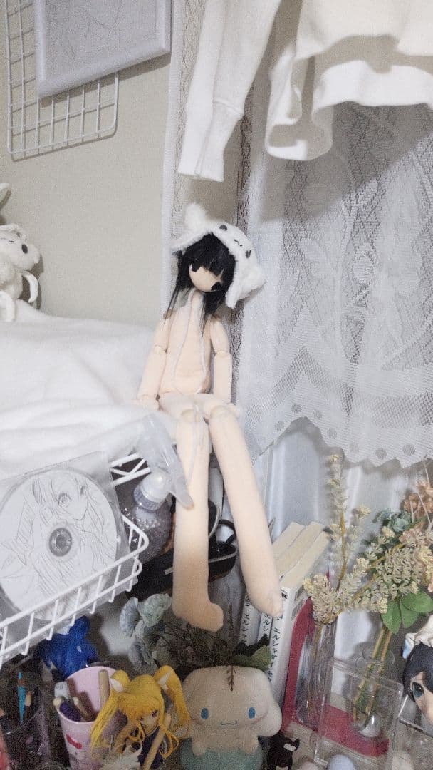 み*。様 【tutumi】オリジナルドール 【ぺたろり】ドール本体+ヘッドドレス