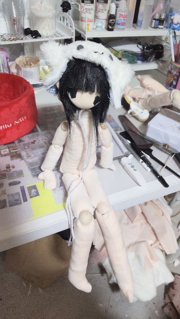 み*。様 【tutumi】オリジナルドール 【ぺたろり】ドール本体+ヘッドドレス