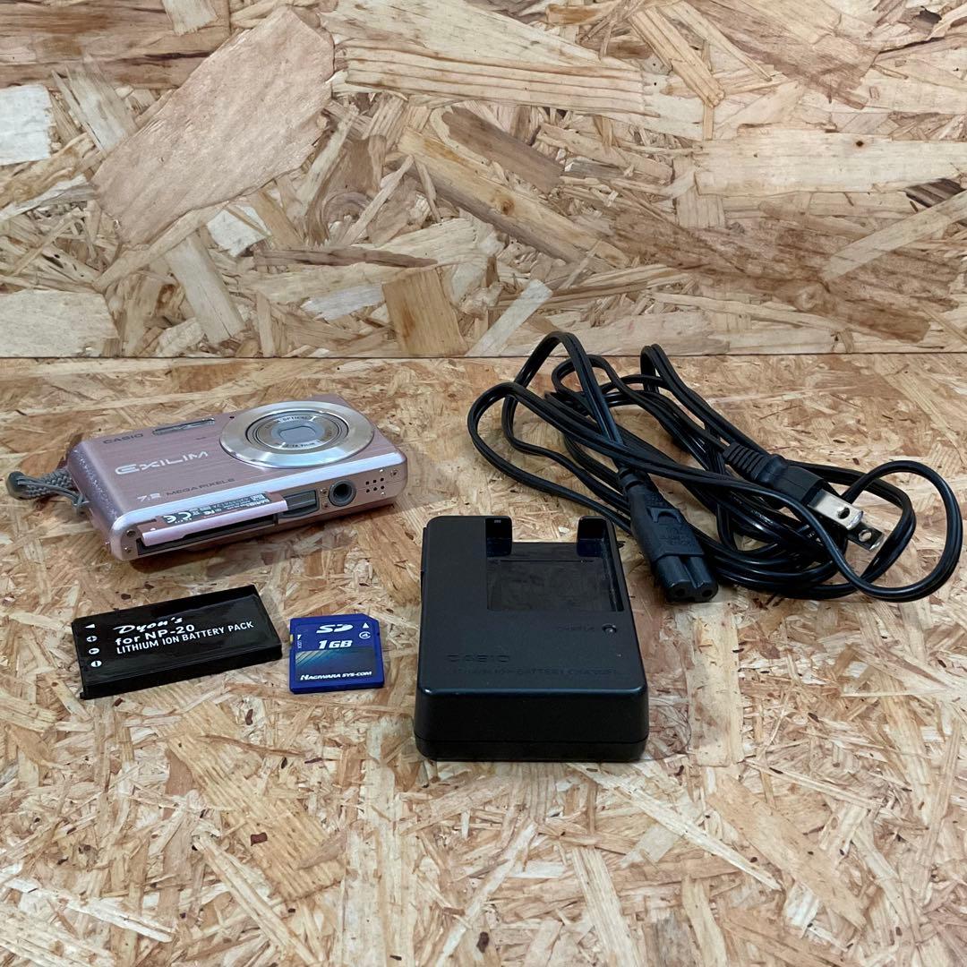 CASIO デジカメ EXILIM EX-Z77 Pink 7.2MP 動作品