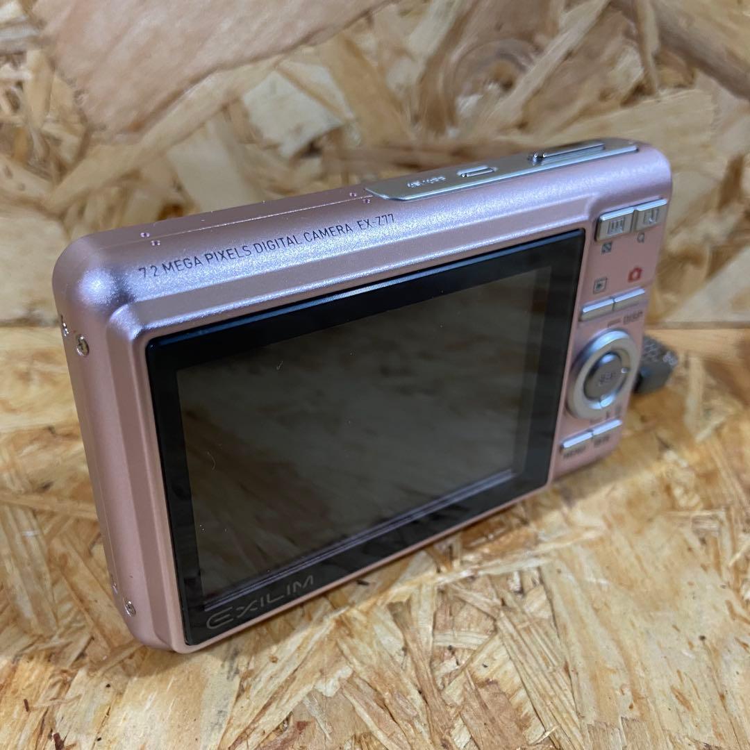 CASIO デジカメ EXILIM EX-Z77 Pink 7.2MP 動作品