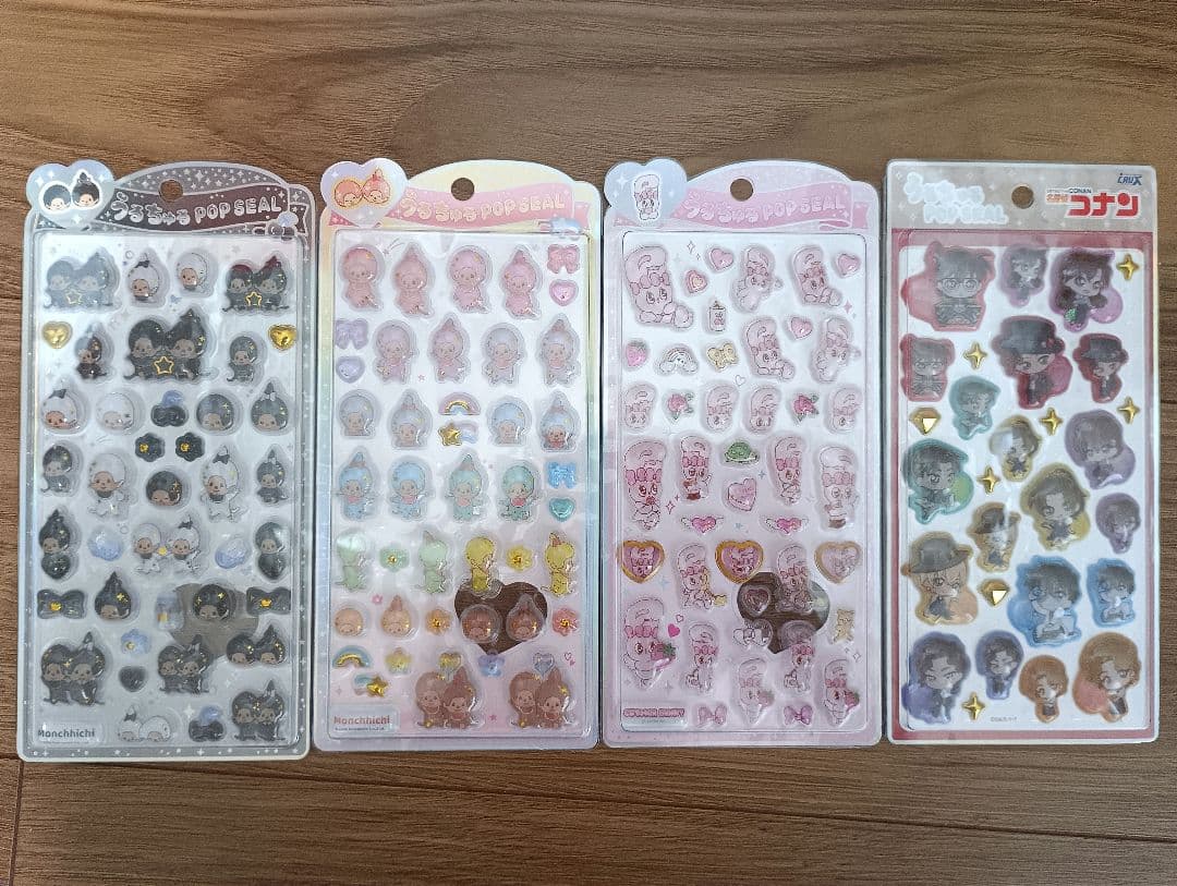 キャラクターシール 12シート セット(ボンボンドロップ、うるちゅる、他)