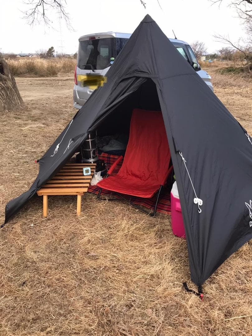 DOD(ディーオーディー) ワンポールテントS 3人用 【収納コンパクト&かんm