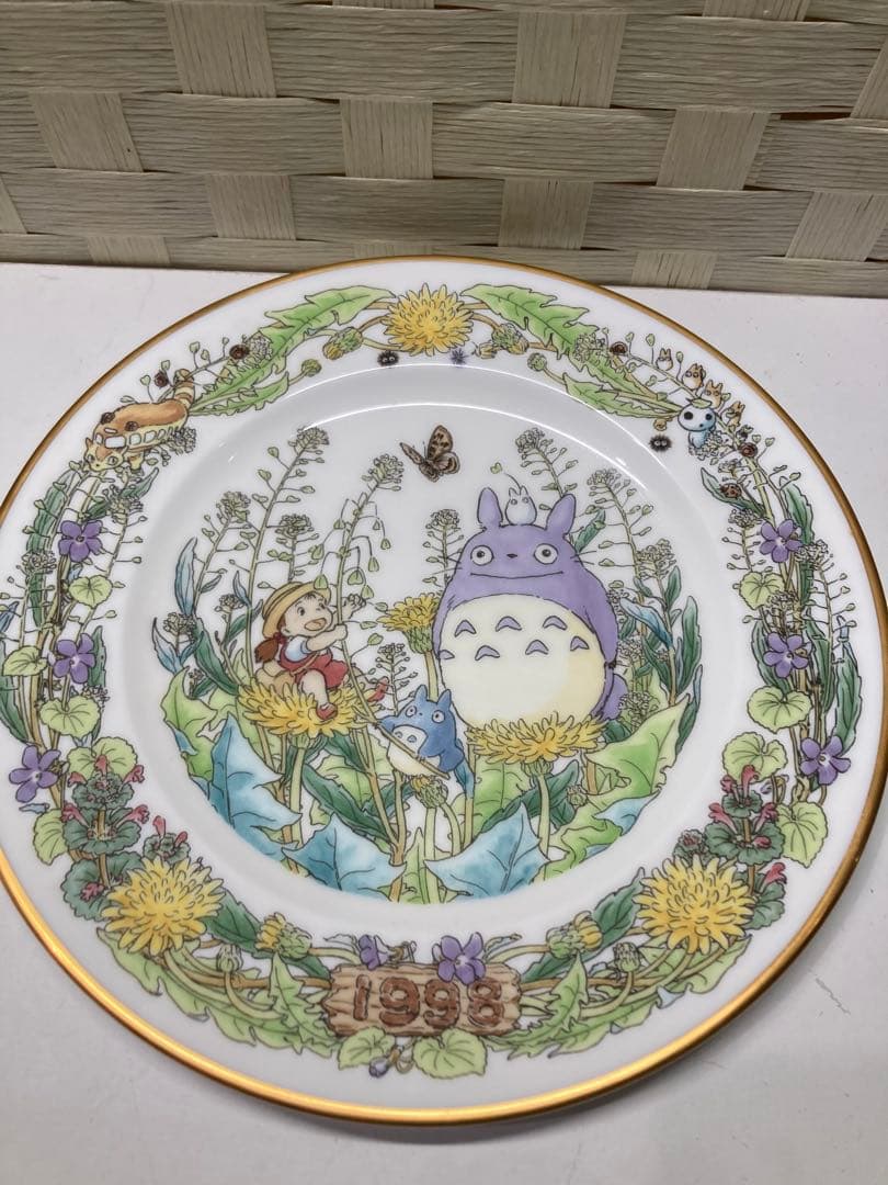 となりのトトロ ノリタケ 1997年、1998年イヤープレート ２枚セット