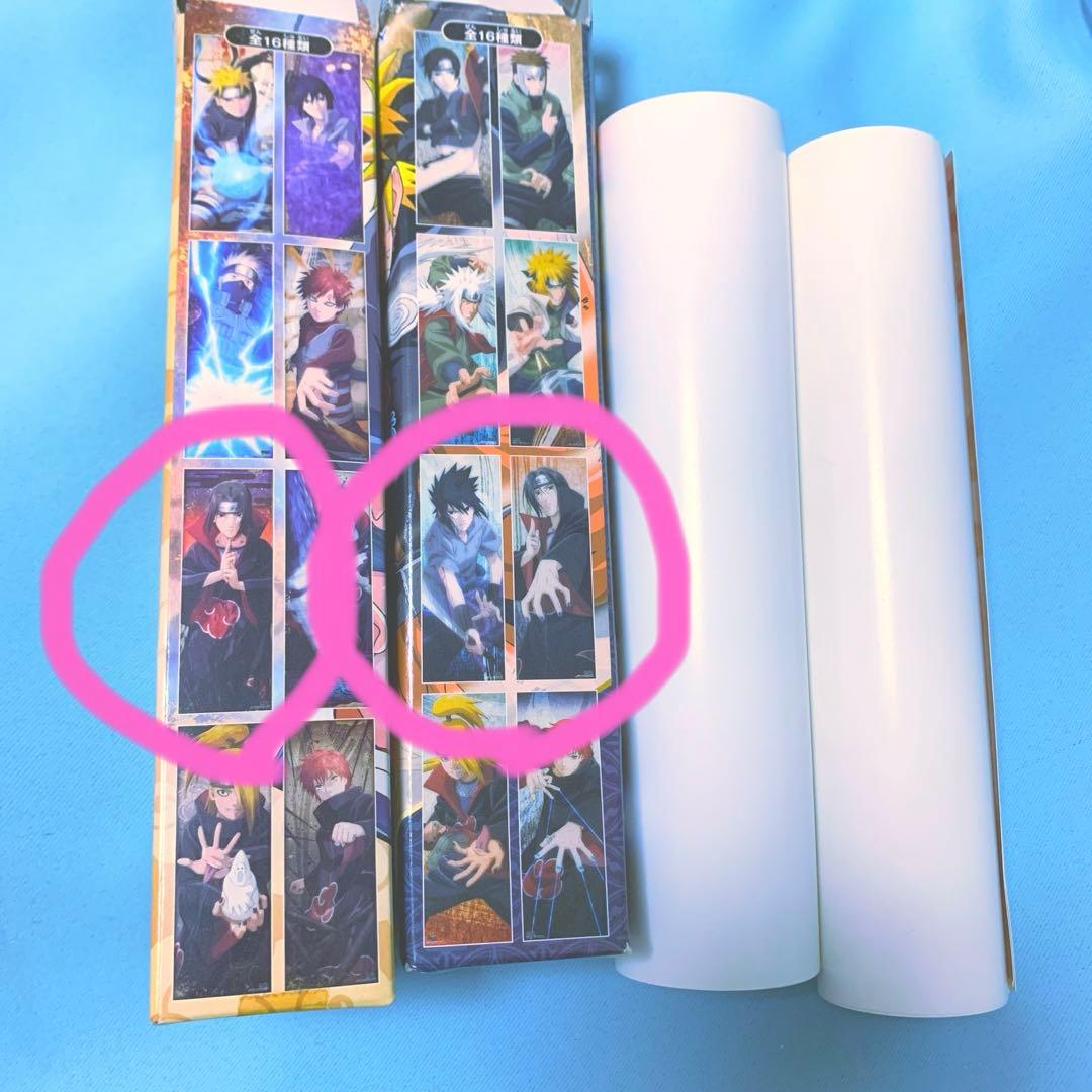 NARUTO キャラポス　イタチ　サスケ　イルカ