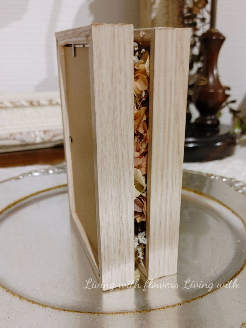 木製フォトフレーム　フラワーアレンジ　フラワーボックス