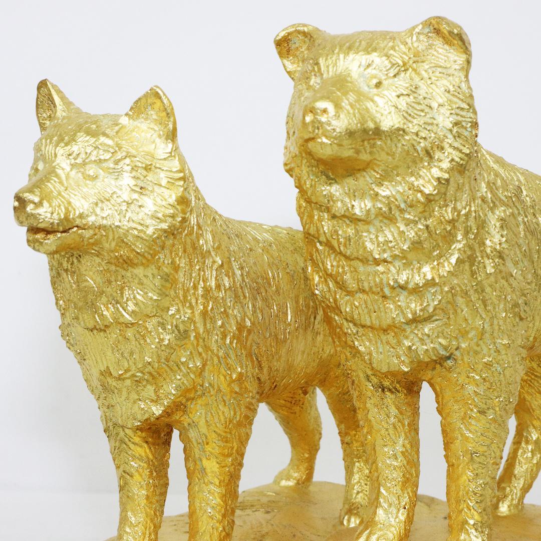 富永直樹 タロジロ ブロンズ製 本金箔仕上げ　共箱