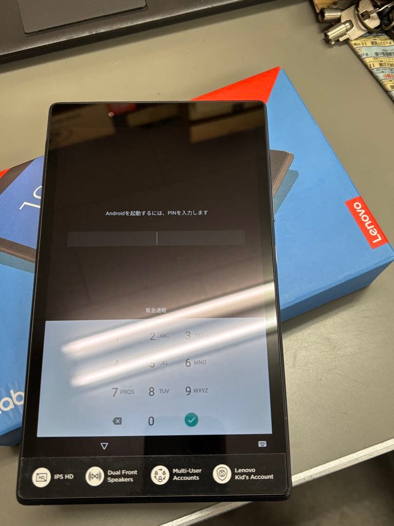 Lenovo tab4 8 LTE CALL携帯SIM入れ替えで 電話できる タ
