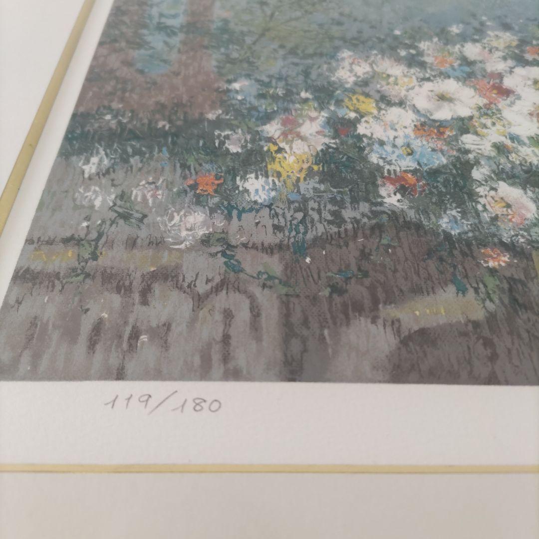 西村 龍介 リトグラフ 額装 ☆ 直筆サイン・エディション・落款印有り☆限定版画