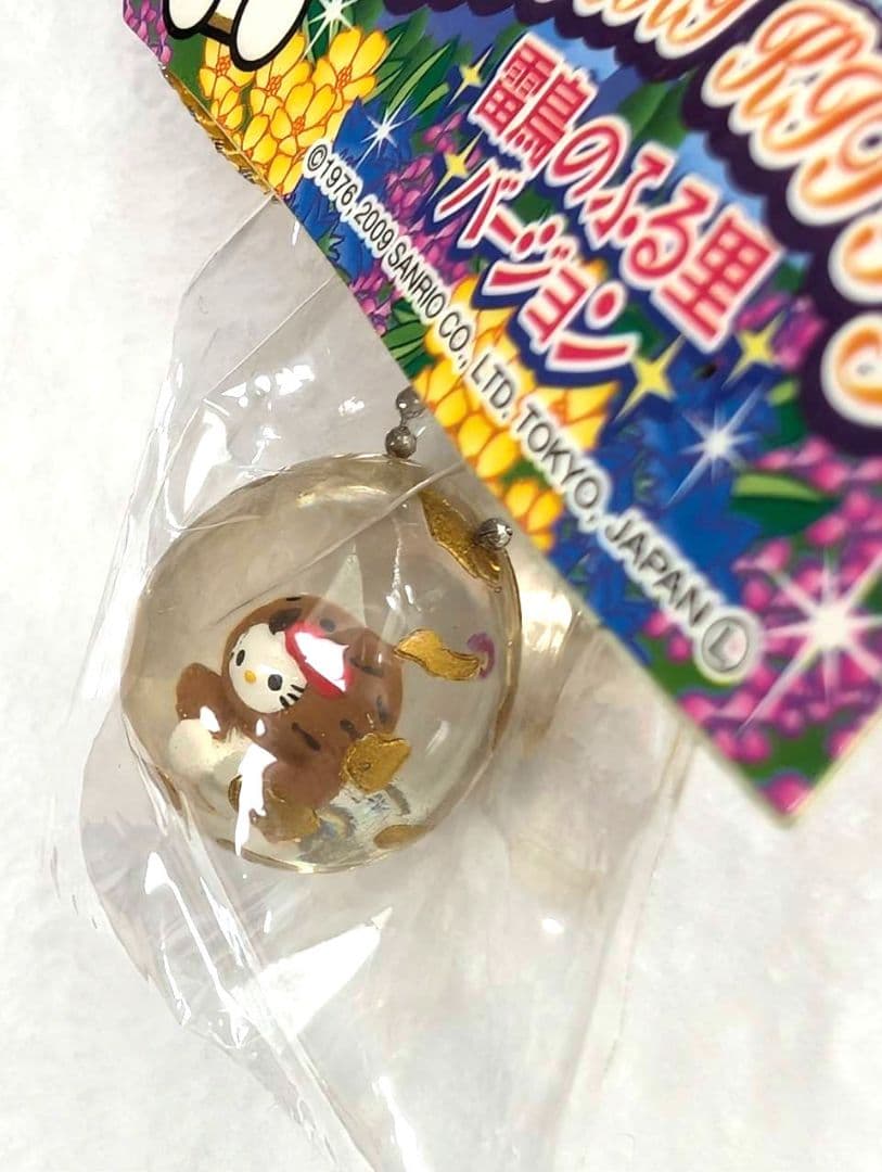 ご当地キティ　根付け　雷鳥のふる里バージョン ストラップ