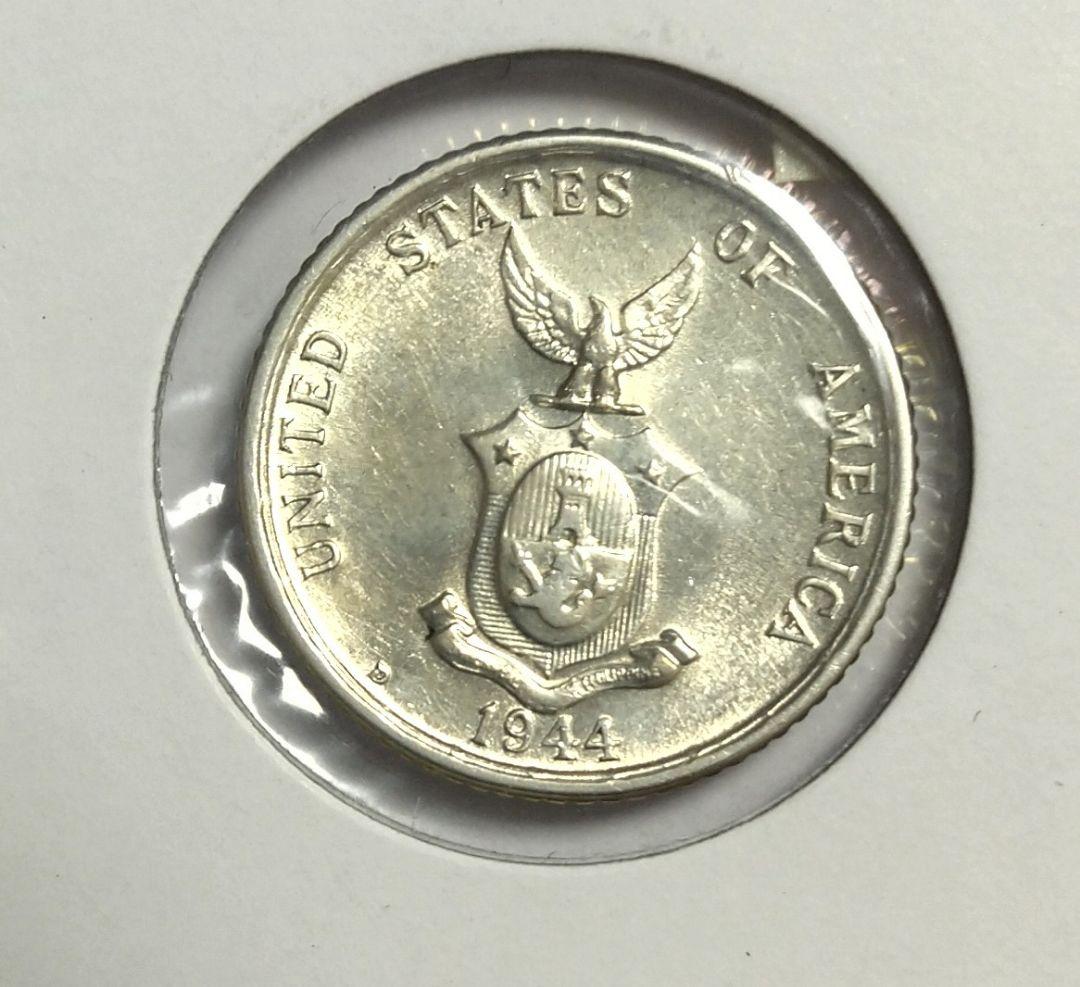 1944年 フィリピン20センタボスと10センタボスセット　未使用