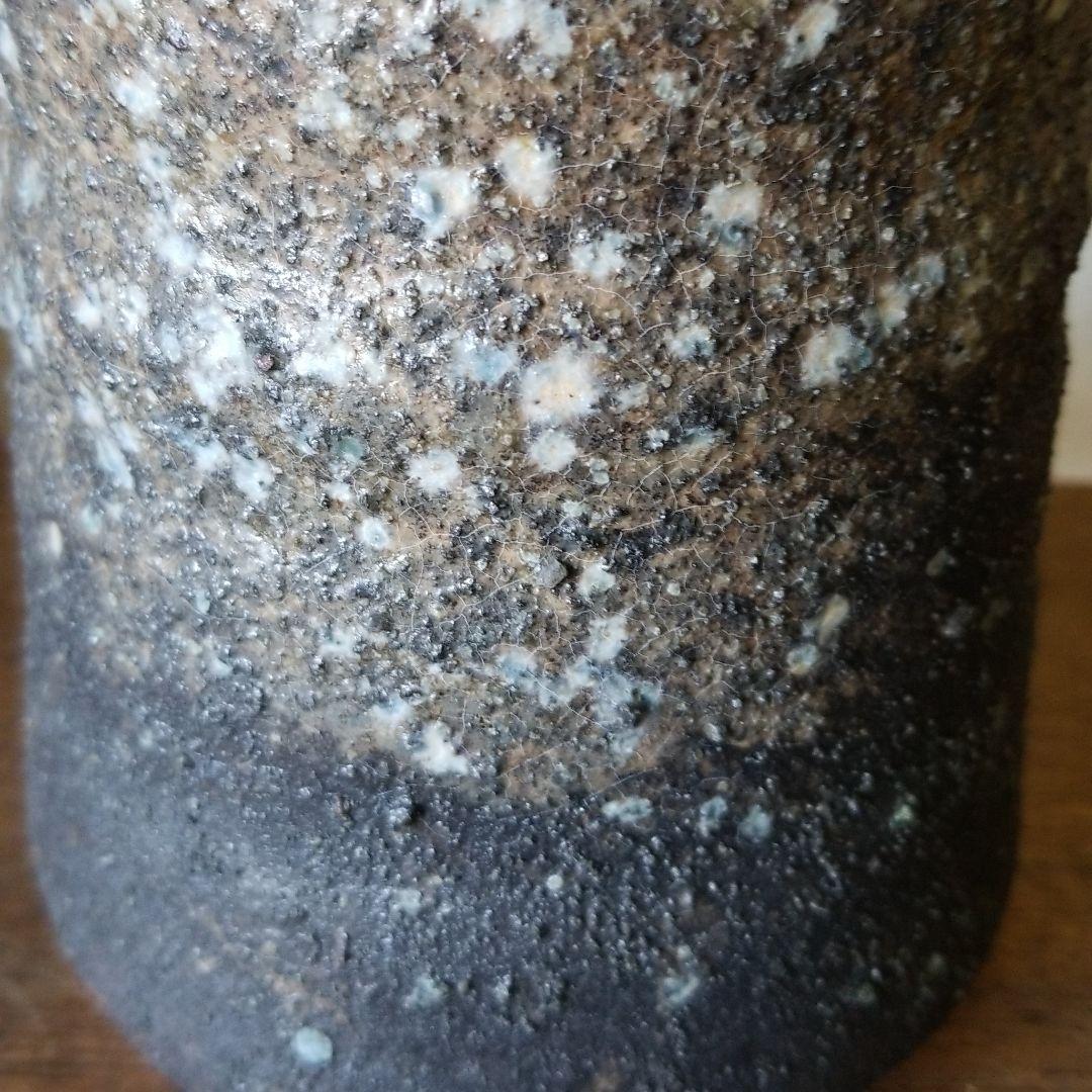 信楽焼 花瓶 花入れ 口切り  高さ２６cm