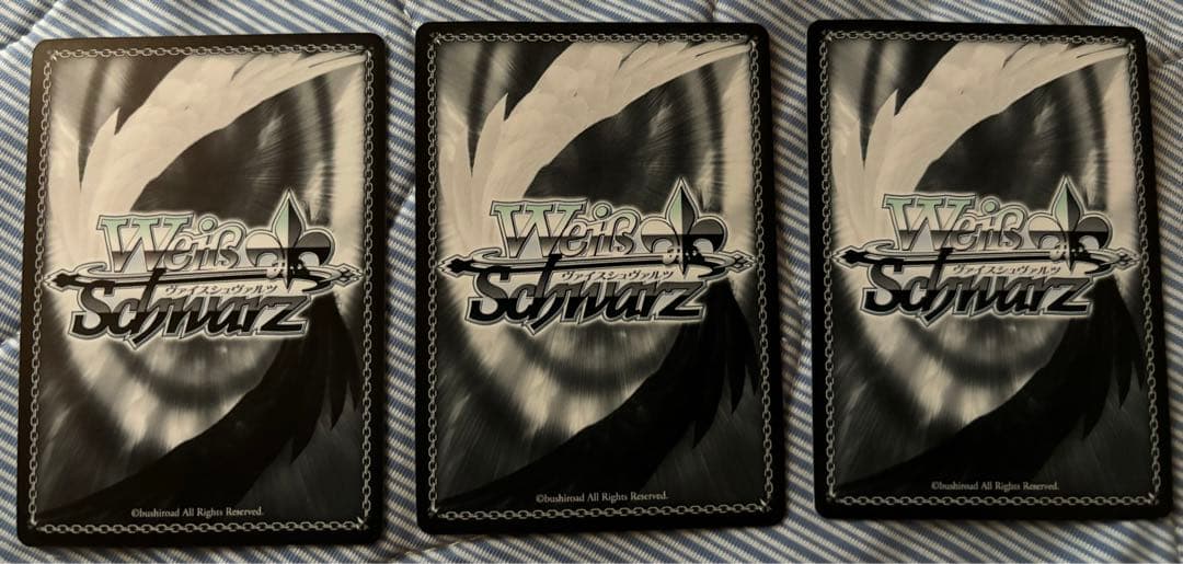 ヴァイスシュヴァルツ WS なのは 帰るべき場所フェイト RR 3枚