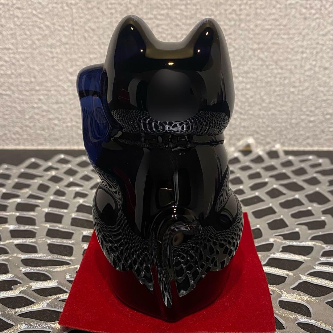 BACCARAT バカラ☆招き猫/ミッドナイト/幸運/縁起物/未使用・箱付き