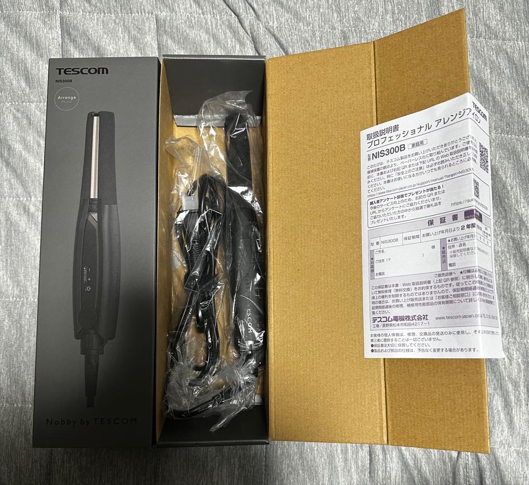 Nobby by TESCOM ノビー テスコム ヘアアイロン NIS300B