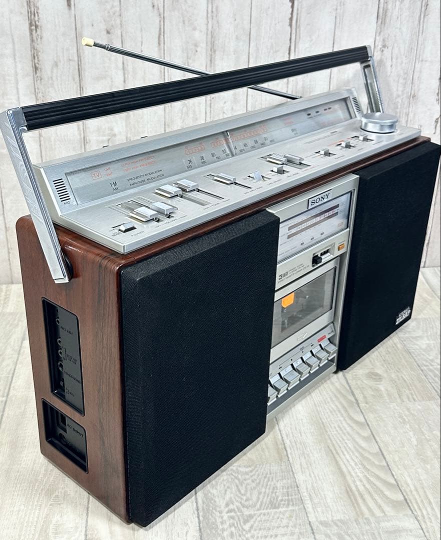【動作品】SONY ソニー　ラジカセ　CFS-V8 ビンテージ　レトロ　ラジオ