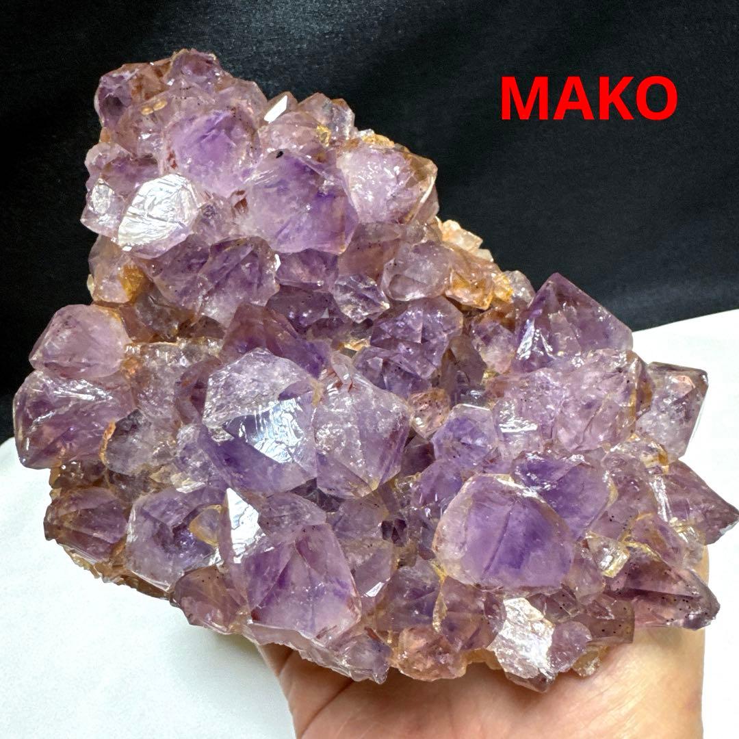 M1918☆アメジストクラスター1.4Kg☆ブラジル産☆天然石☆N60205-B