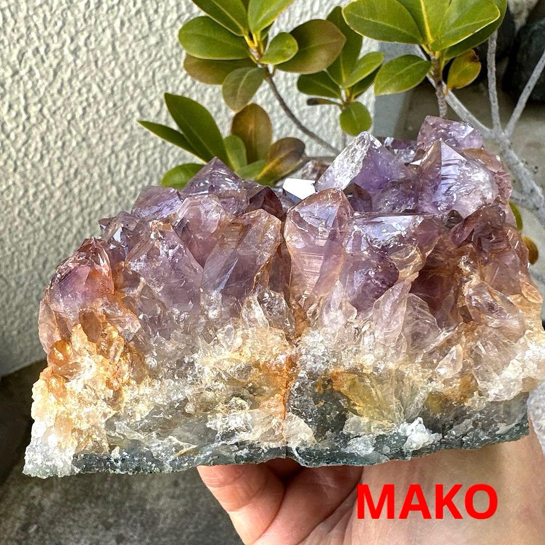 M1918☆アメジストクラスター1.4Kg☆ブラジル産☆天然石☆N60205-B