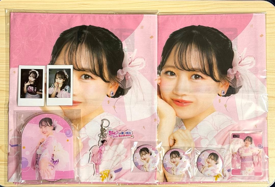 FRUITS ZIPPER松本かれん　浴衣すきくじ&ソロチェキ　セット