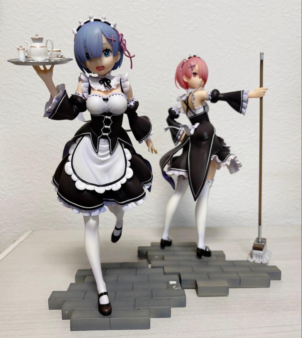Re:ゼロから始める異世界生活　レム　ラム　完成品フィギュア　おまけ付き