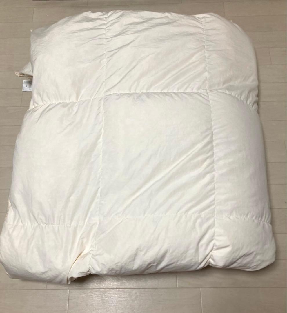 羽毛布団　冬用　掛け布団　美品