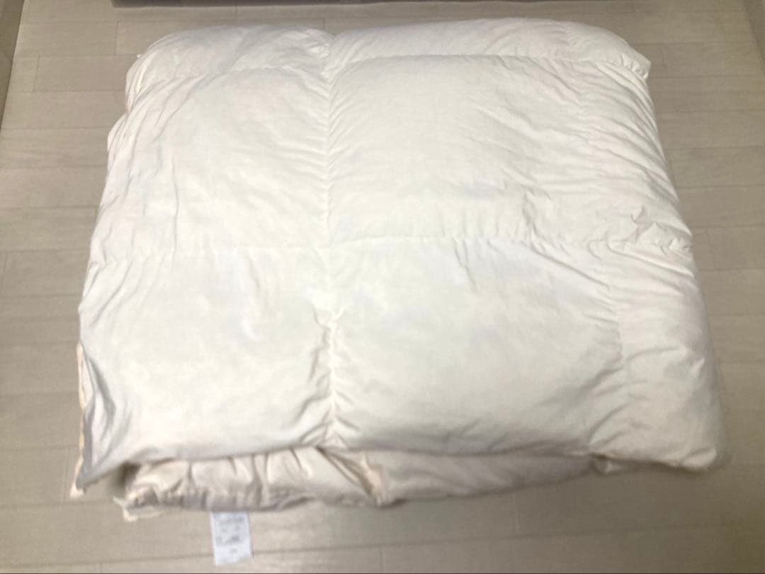 羽毛布団　冬用　掛け布団　美品