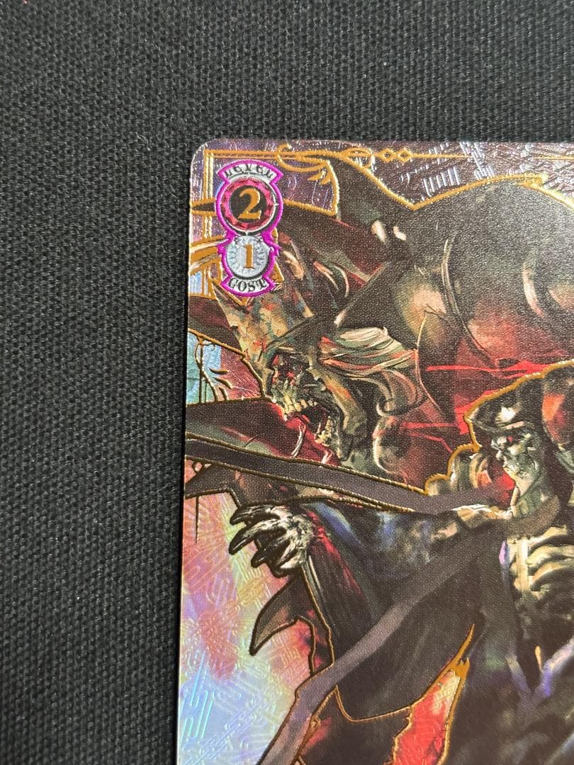 ヴァイス 至高の中の頂点 アインズ　OVL/SE54-P01EX　PR+　箔押し