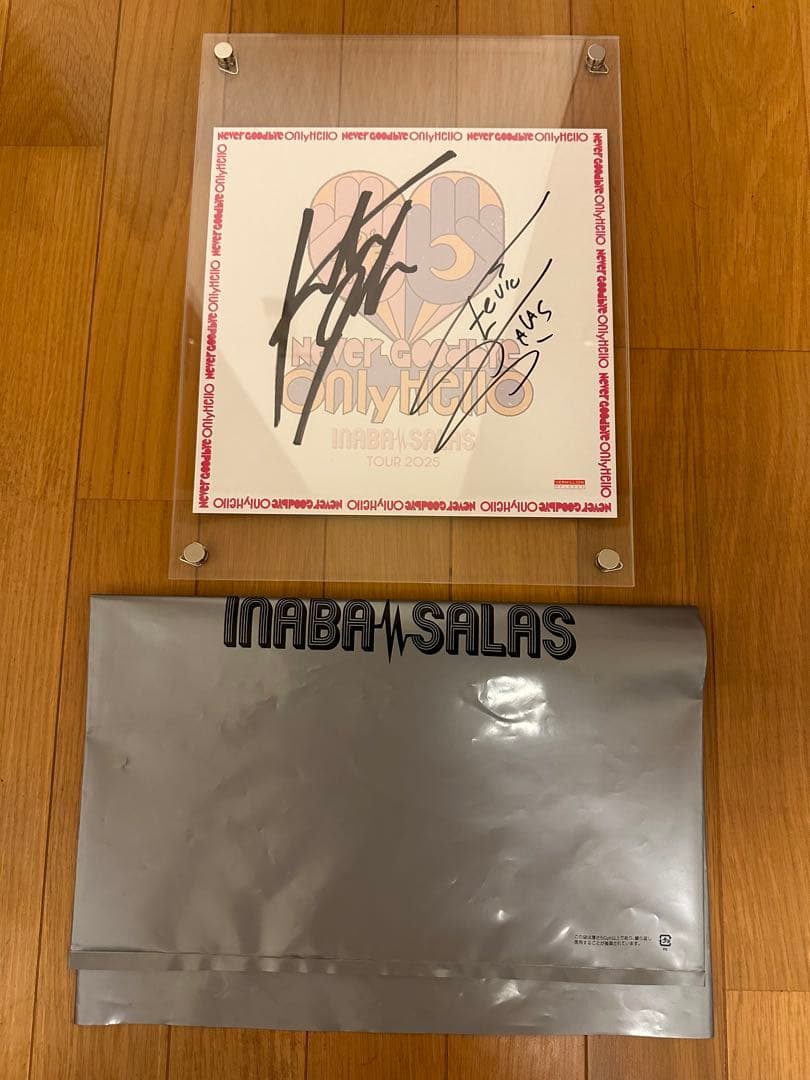 INABA/SALAS 2025年 ツアーサイン色紙 イナサラ 稲葉浩志 B'z