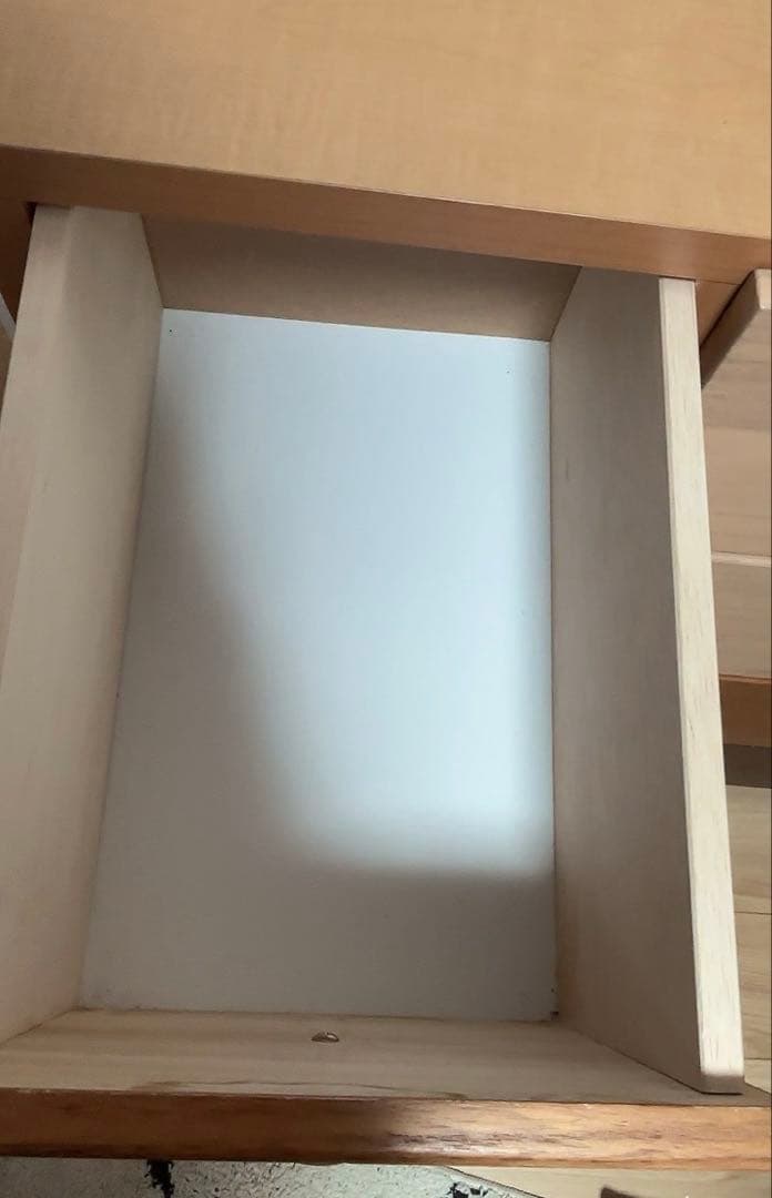 ナチュラルウッド ４段チェスト