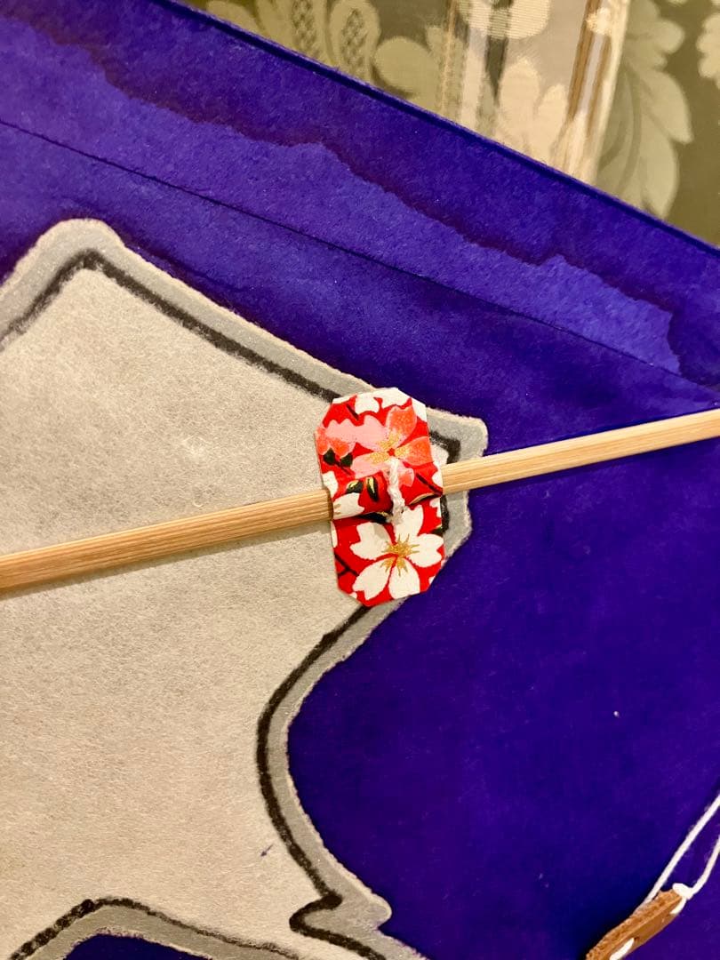 凧　和凧　カイト　実際に揚がる　手描き　日本の六角凧　揚げ方の説明書付