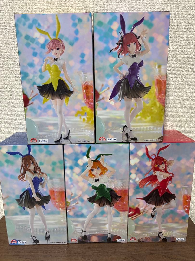 trio-try-it 五等分の花嫁 バニーverフィギュア 5体セット！
