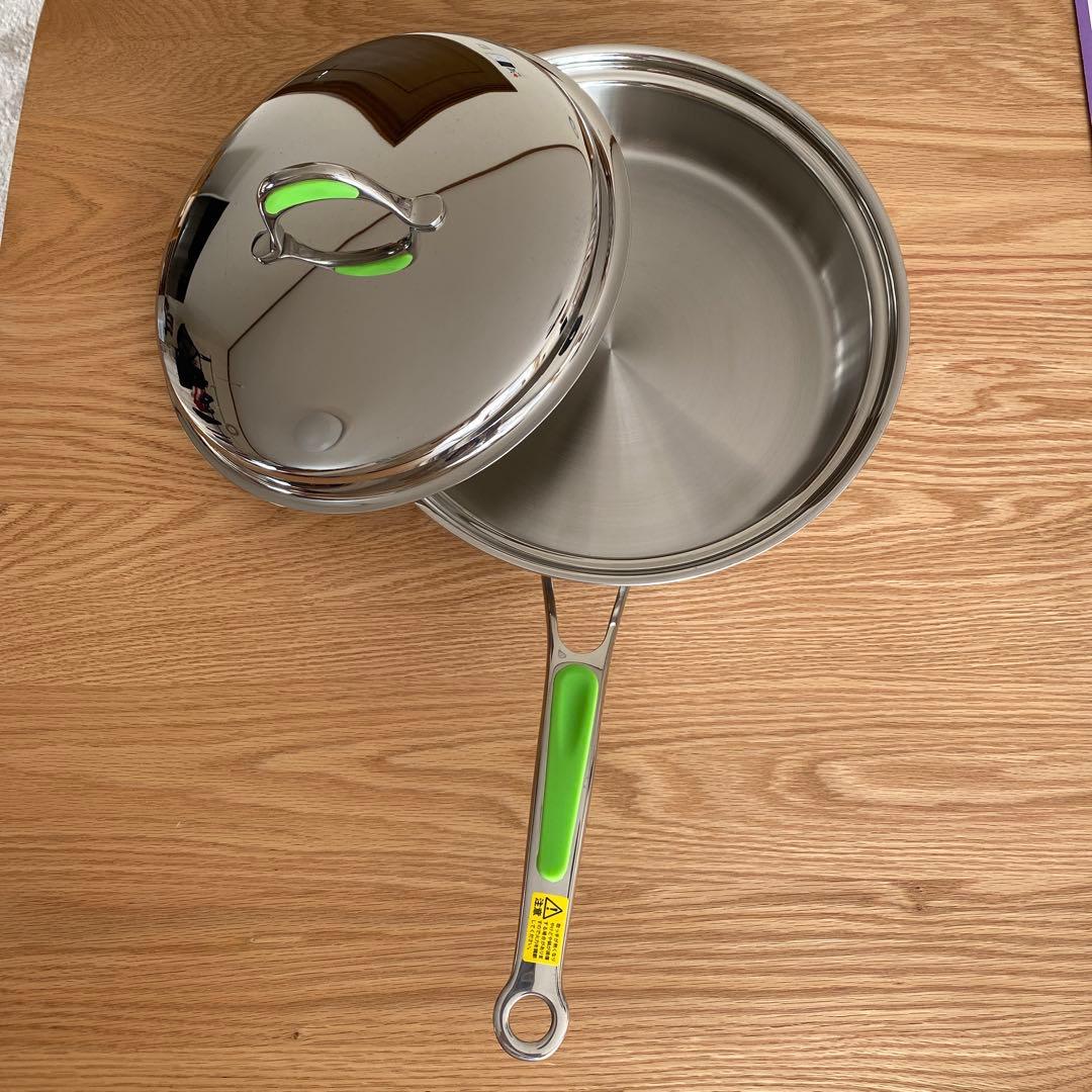 ビタクラフト　ステンレス フライパン 27cmガラス蓋付き　IH、ガス火対応