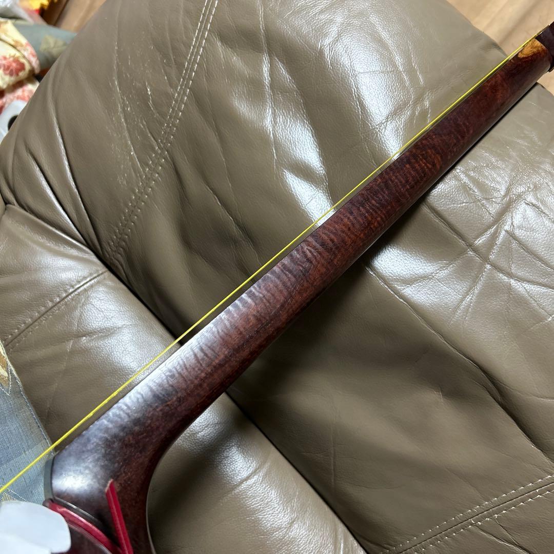 リプル張替済　太棹　金細　綾杉　紅木　津軽三味線　トチ多数