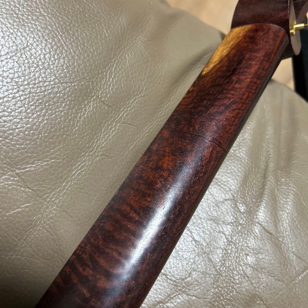 リプル張替済　太棹　金細　綾杉　紅木　津軽三味線　トチ多数