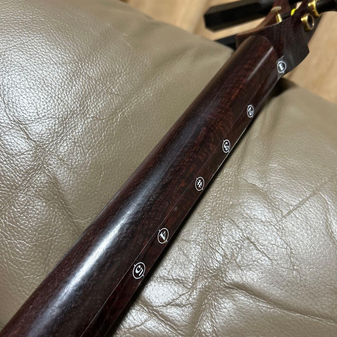 リプル張替済　太棹　金細　綾杉　紅木　津軽三味線　トチ多数