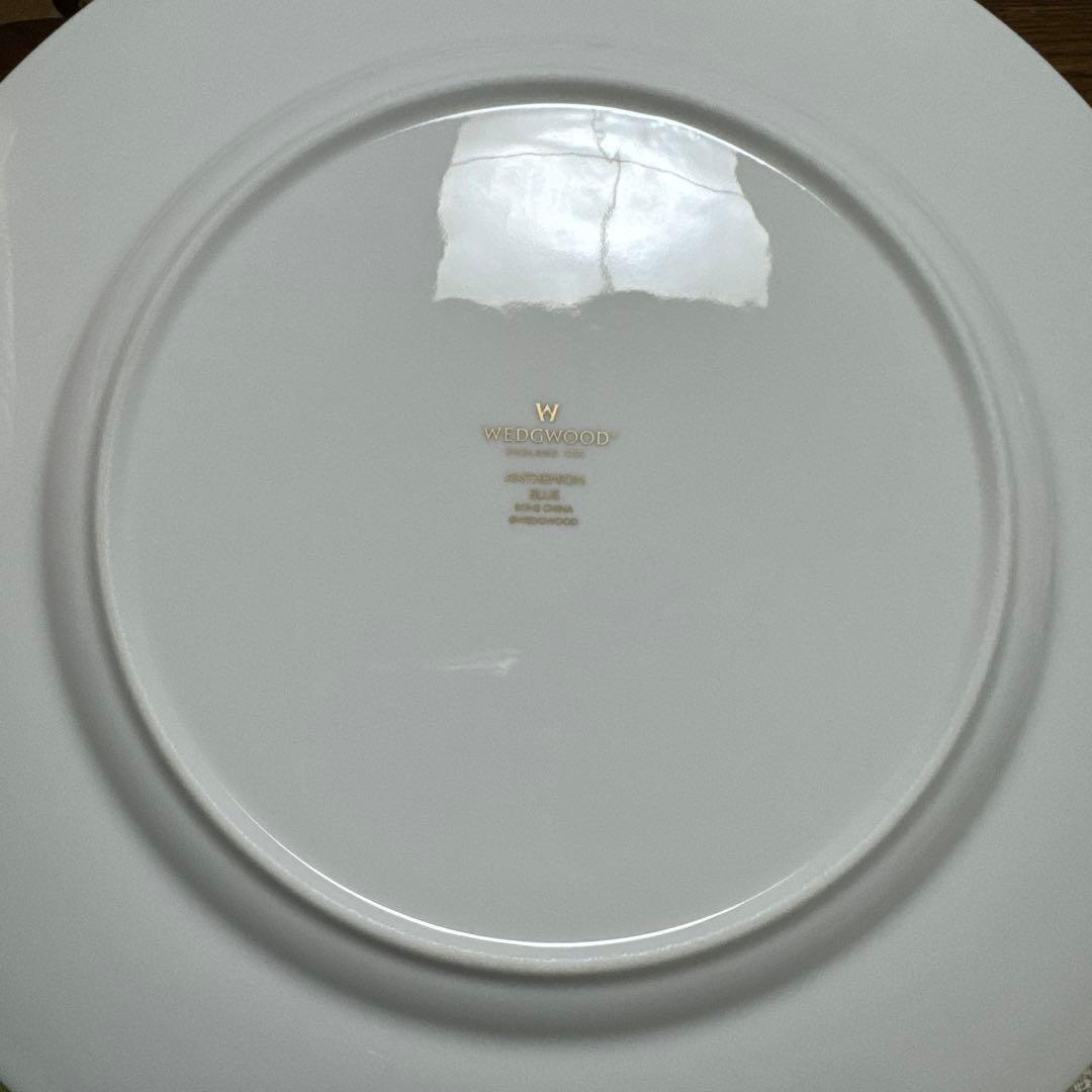 ウェッジウッド　アンセミオンブルー　ディナープレート