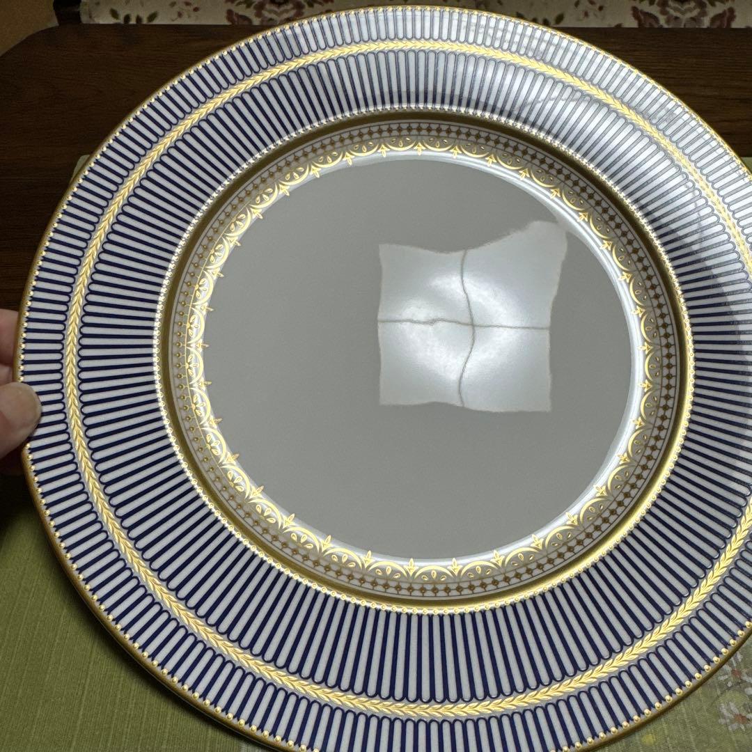 ウェッジウッド　アンセミオンブルー　ディナープレート
