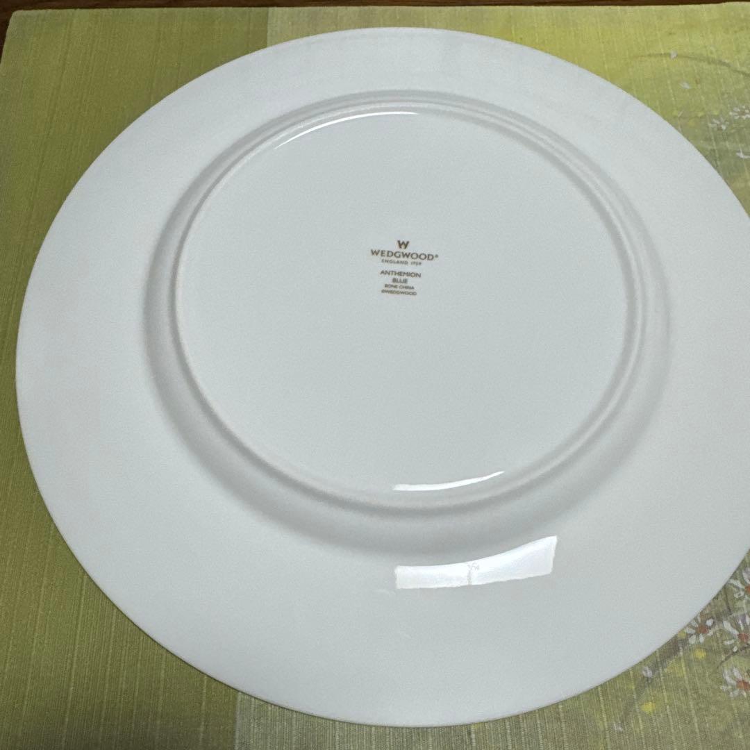 ウェッジウッド　アンセミオンブルー　ディナープレート