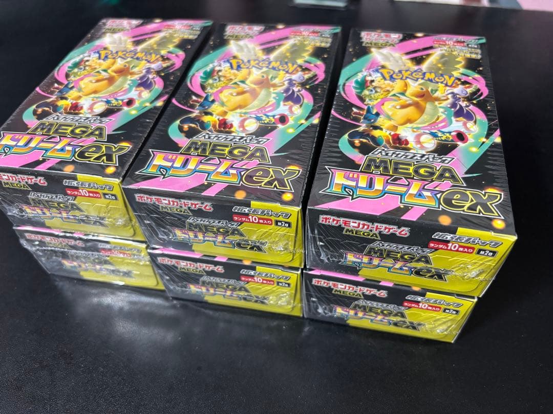 ポケモンカード MEGAドリームex 未開封 シュリンク付き 6BOX