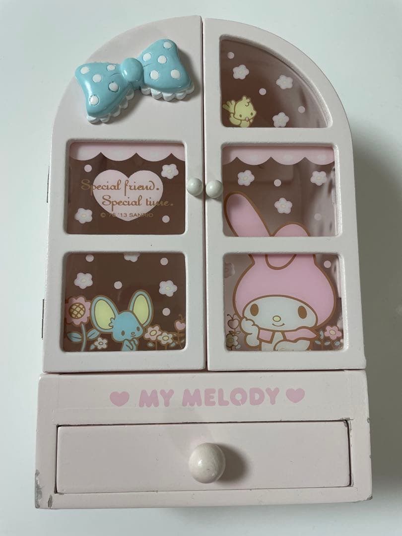 マイメロディ 窓付き収納ボックス2013 レトロ レア