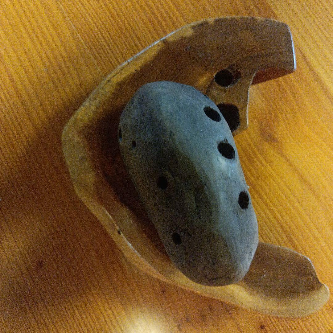 オカリナ工房福朗・縄文クマソの笛・薪窯・  アルトＢ♭ セール中