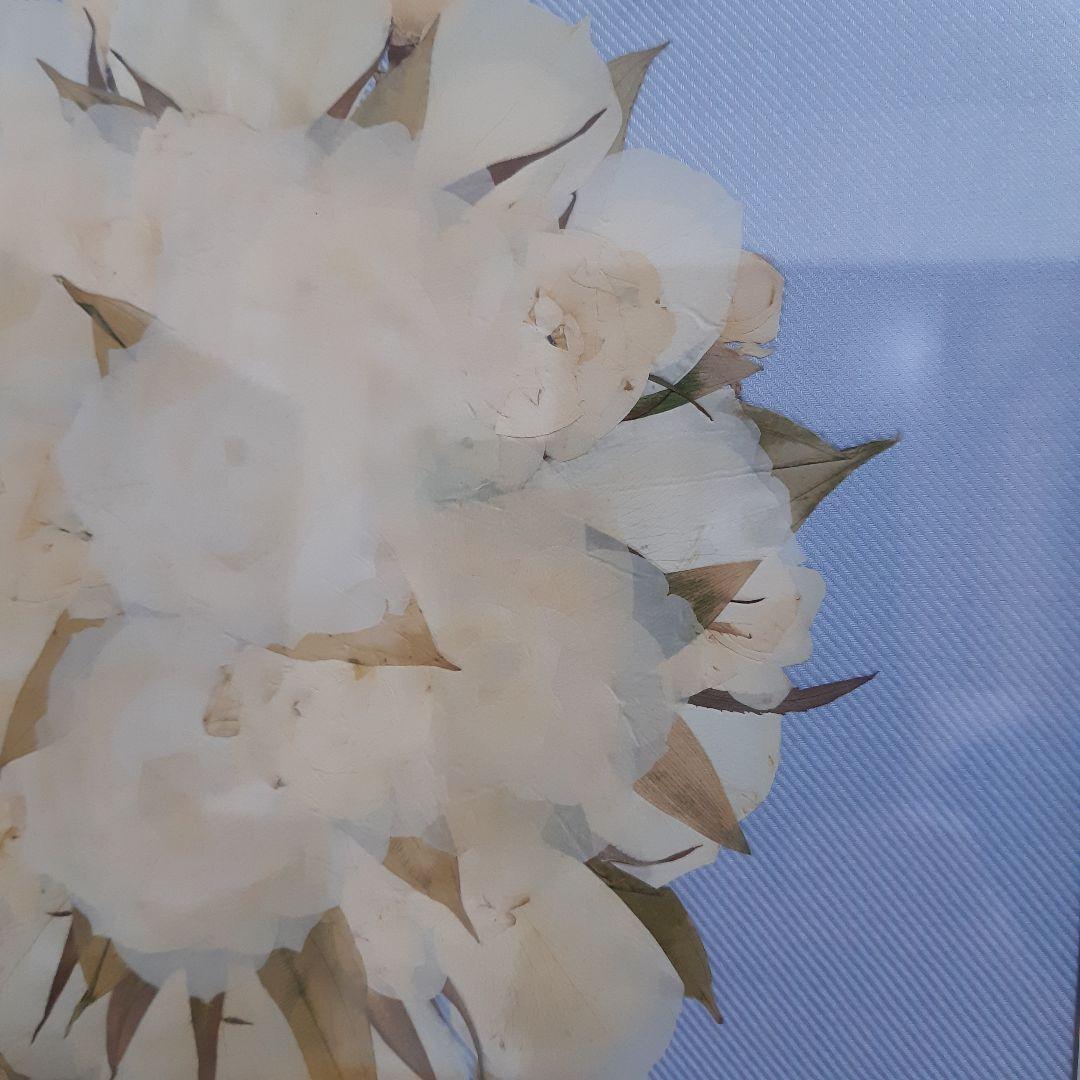 押し花アート フレーム付き　 縦65cm　横40cm