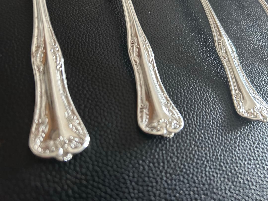 【アンティーク】シルバー　スープスプーン6本